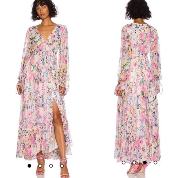 ROCOCO SAND Leila Maxi Dress in Multicolor Size XS REVOLVE - Picture 1 of 14